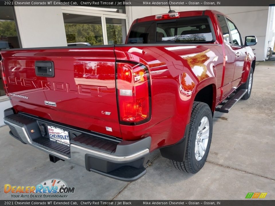 2021 Chevrolet Colorado WT Extended Cab Cherry Red Tintcoat / Jet Black Photo #4