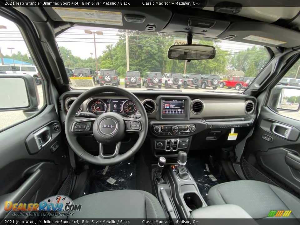 2021 Jeep Wrangler Unlimited Sport 4x4 Billet Silver Metallic / Black Photo #4