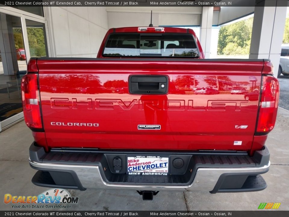 2021 Chevrolet Colorado WT Extended Cab Cherry Red Tintcoat / Jet Black Photo #5