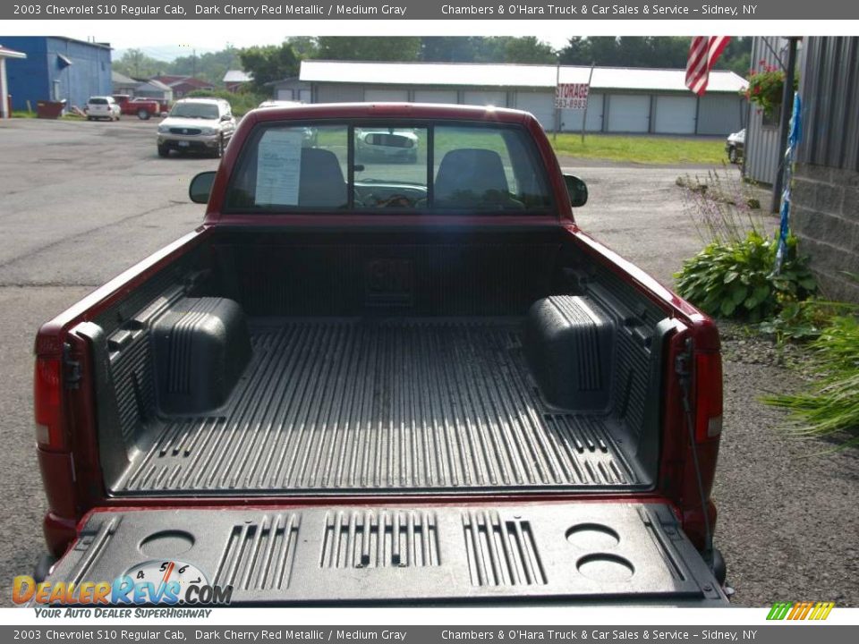 2003 Chevrolet S10 Regular Cab Dark Cherry Red Metallic / Medium Gray Photo #7