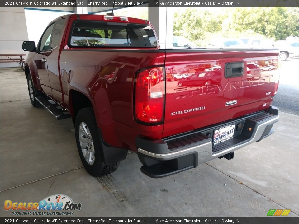 2021 Chevrolet Colorado WT Extended Cab Cherry Red Tintcoat / Jet Black Photo #7
