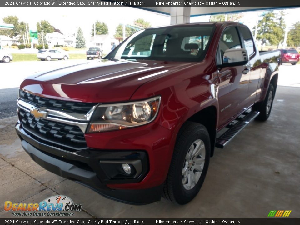 2021 Chevrolet Colorado WT Extended Cab Cherry Red Tintcoat / Jet Black Photo #8