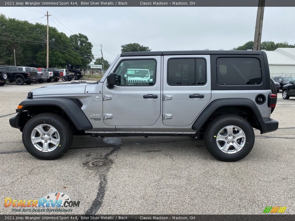 Billet Silver Metallic 2021 Jeep Wrangler Unlimited Sport 4x4 Photo #8