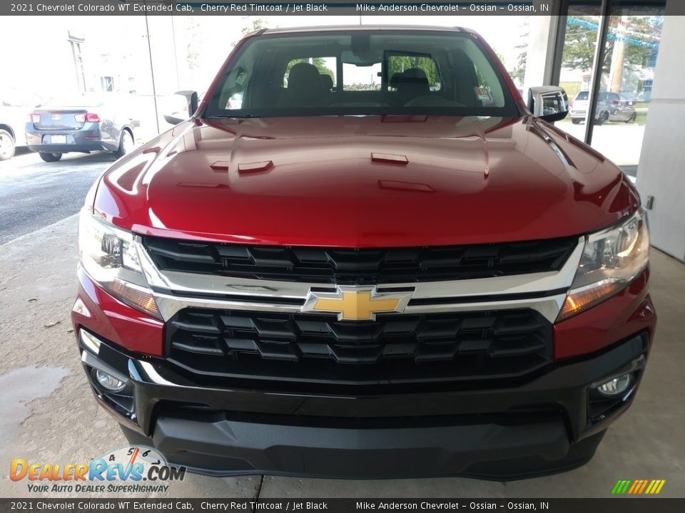 2021 Chevrolet Colorado WT Extended Cab Cherry Red Tintcoat / Jet Black Photo #9