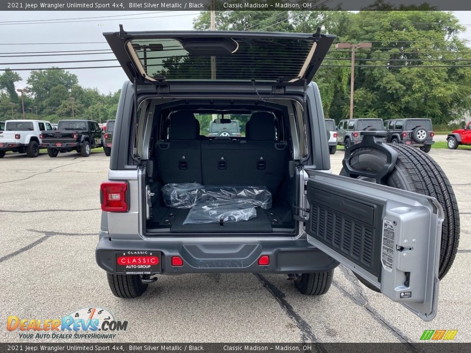 2021 Jeep Wrangler Unlimited Sport 4x4 Billet Silver Metallic / Black Photo #11
