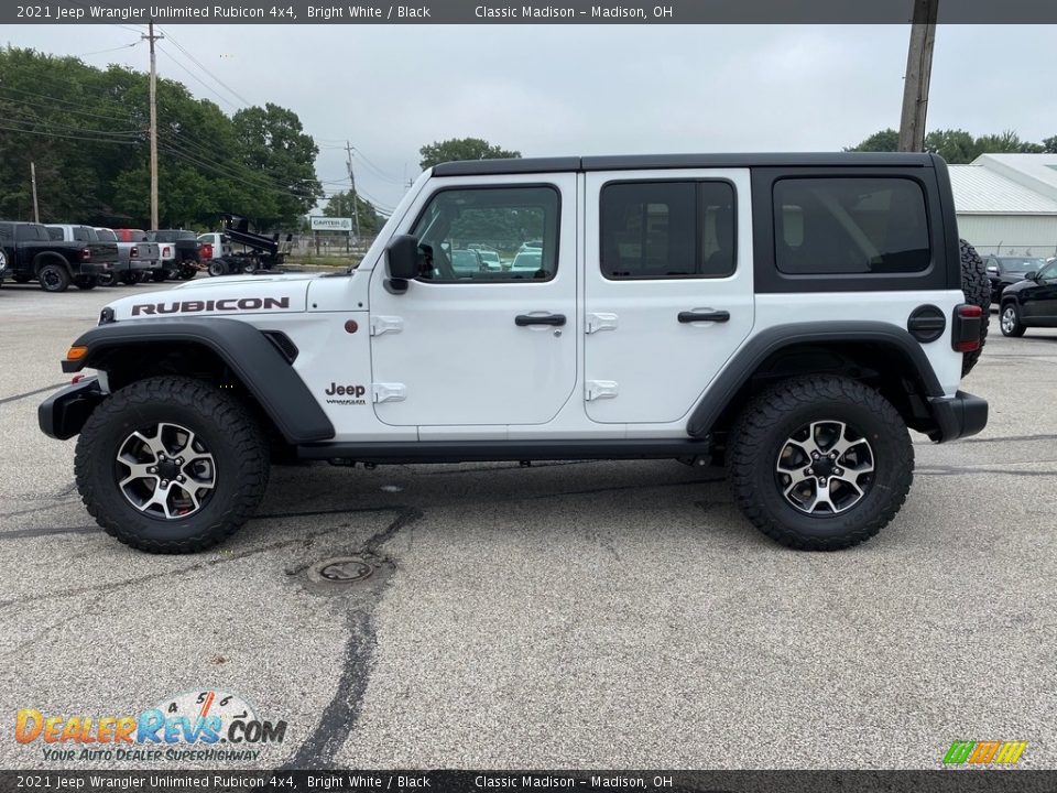 Bright White 2021 Jeep Wrangler Unlimited Rubicon 4x4 Photo #8