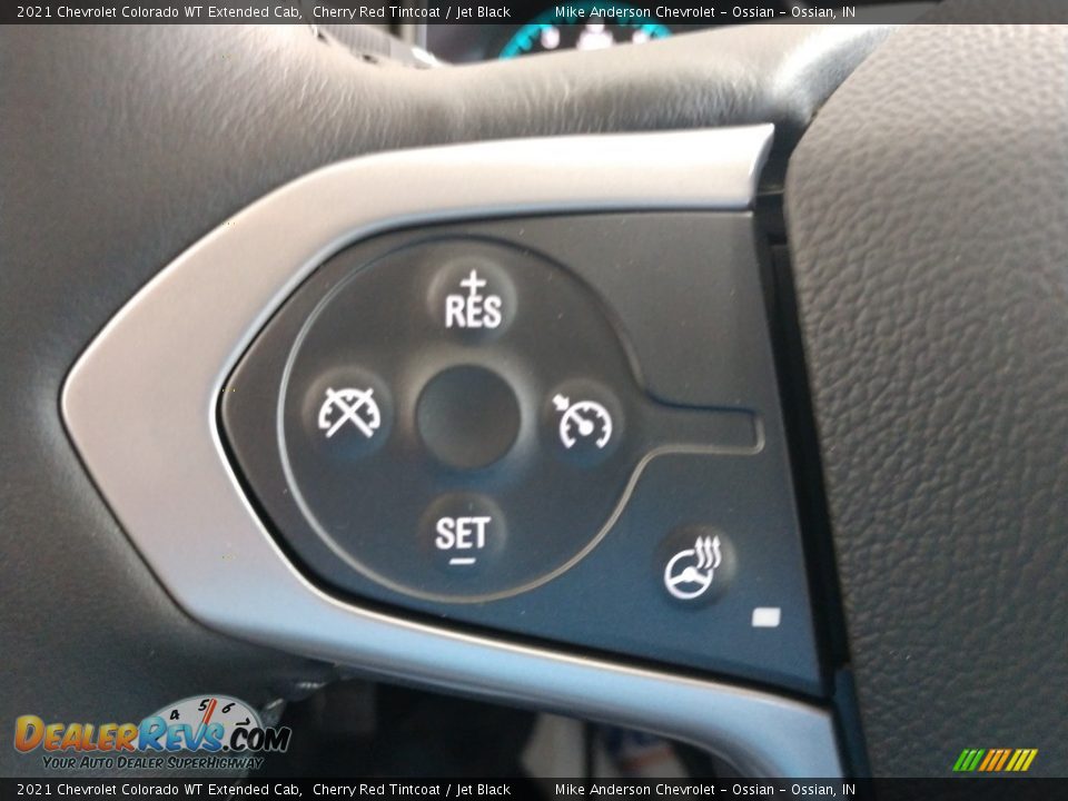2021 Chevrolet Colorado WT Extended Cab Cherry Red Tintcoat / Jet Black Photo #22