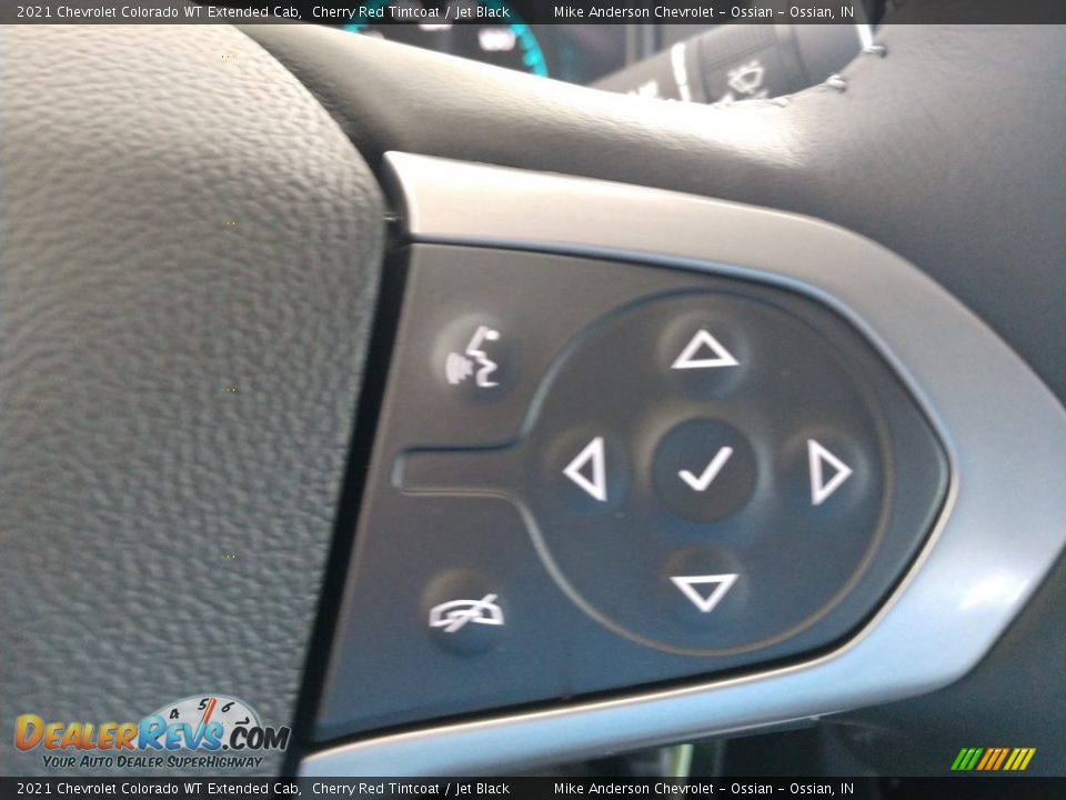 2021 Chevrolet Colorado WT Extended Cab Cherry Red Tintcoat / Jet Black Photo #23