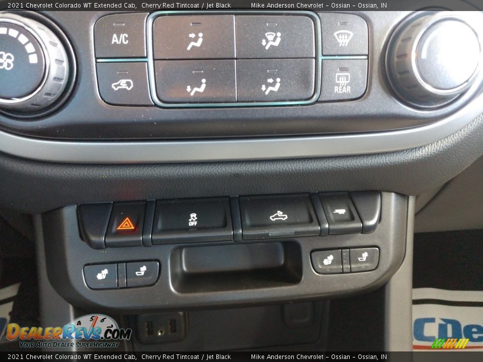 2021 Chevrolet Colorado WT Extended Cab Cherry Red Tintcoat / Jet Black Photo #26