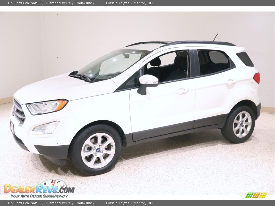 2019 Ford EcoSport SE Diamond White / Ebony Black Photo #3