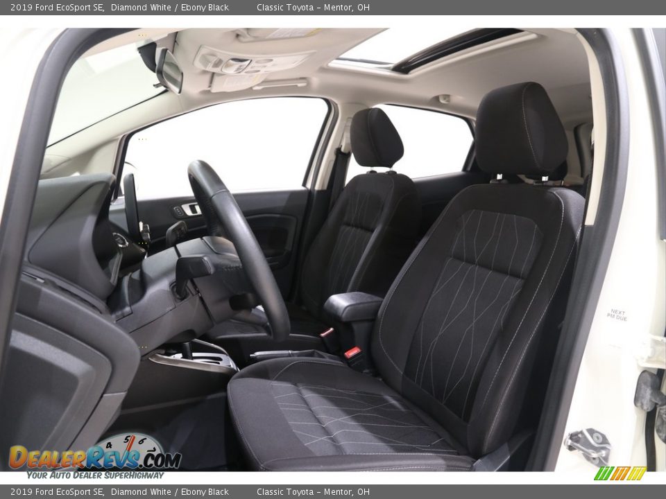 2019 Ford EcoSport SE Diamond White / Ebony Black Photo #5