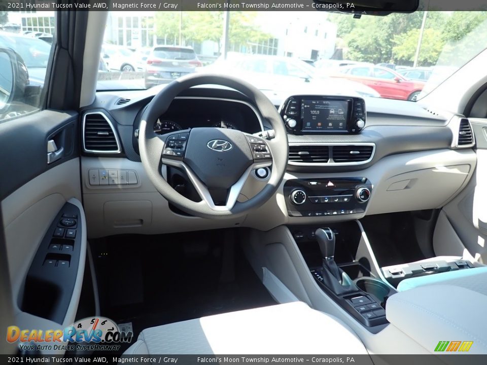 2021 Hyundai Tucson Value AWD Magnetic Force / Gray Photo #9