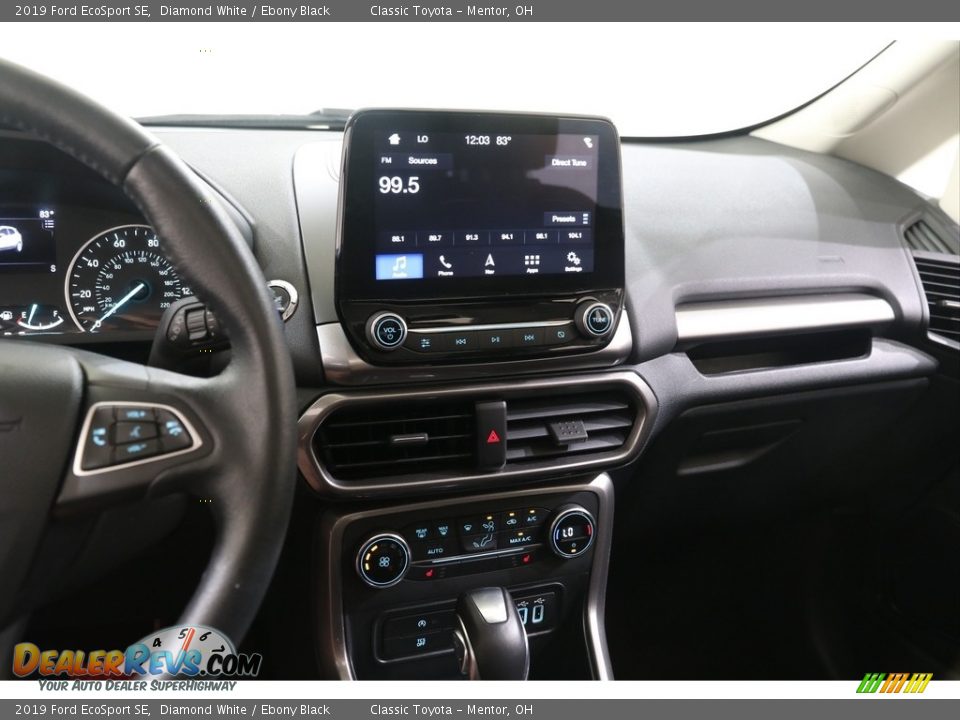 2019 Ford EcoSport SE Diamond White / Ebony Black Photo #8