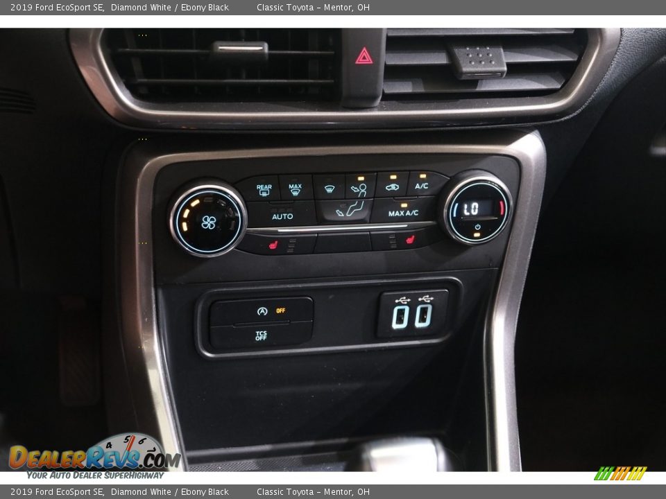 2019 Ford EcoSport SE Diamond White / Ebony Black Photo #10