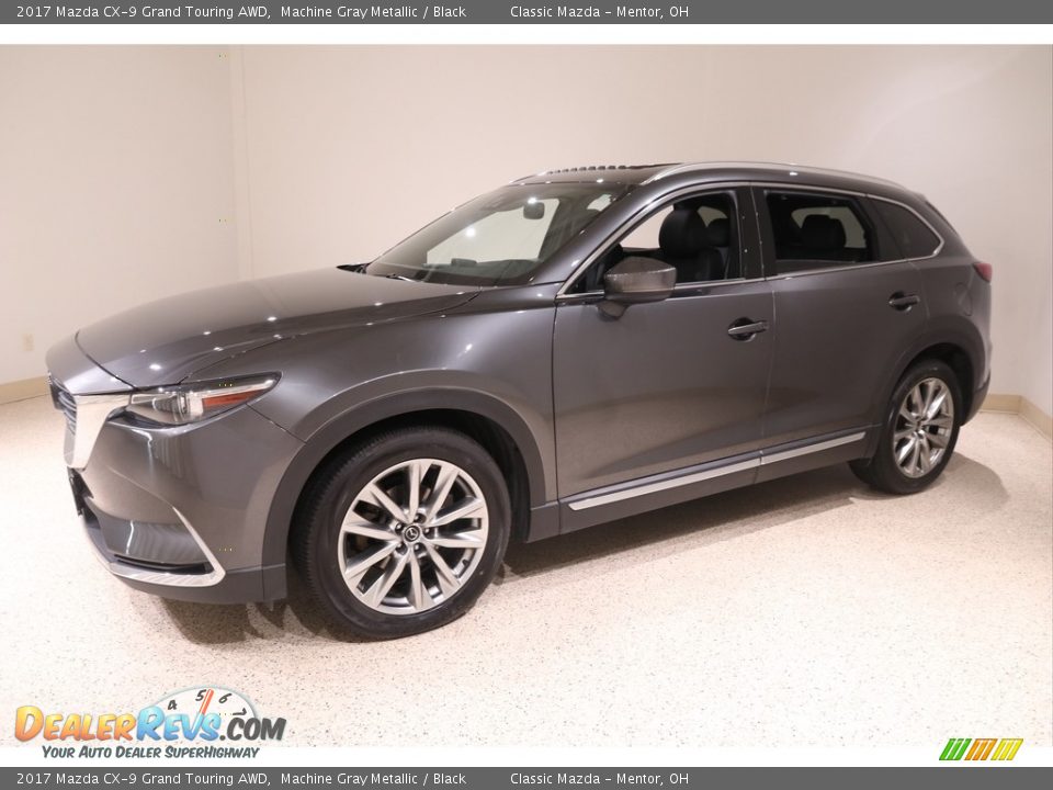 2017 Mazda CX-9 Grand Touring AWD Machine Gray Metallic / Black Photo #3