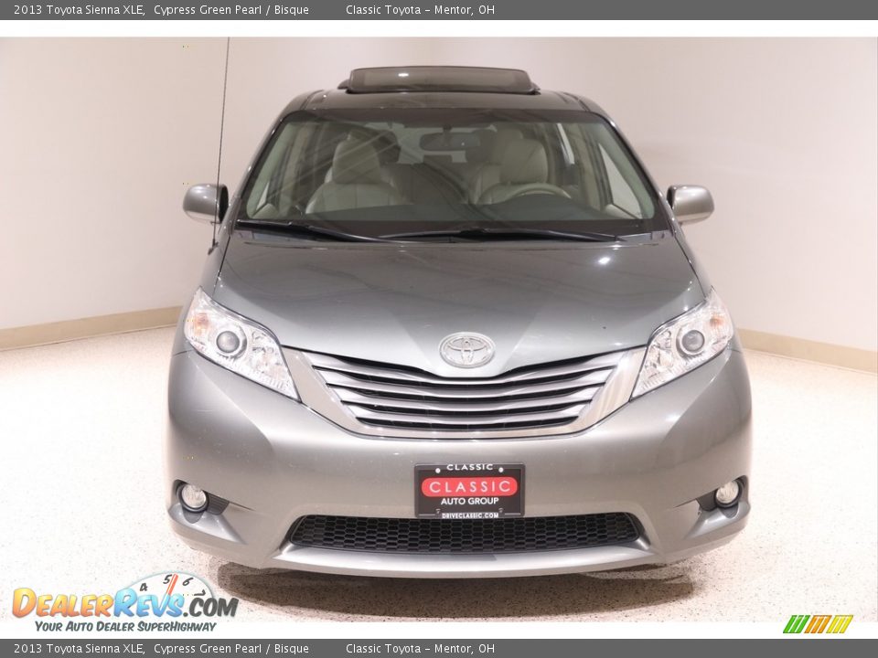 2013 Toyota Sienna XLE Cypress Green Pearl / Bisque Photo #2