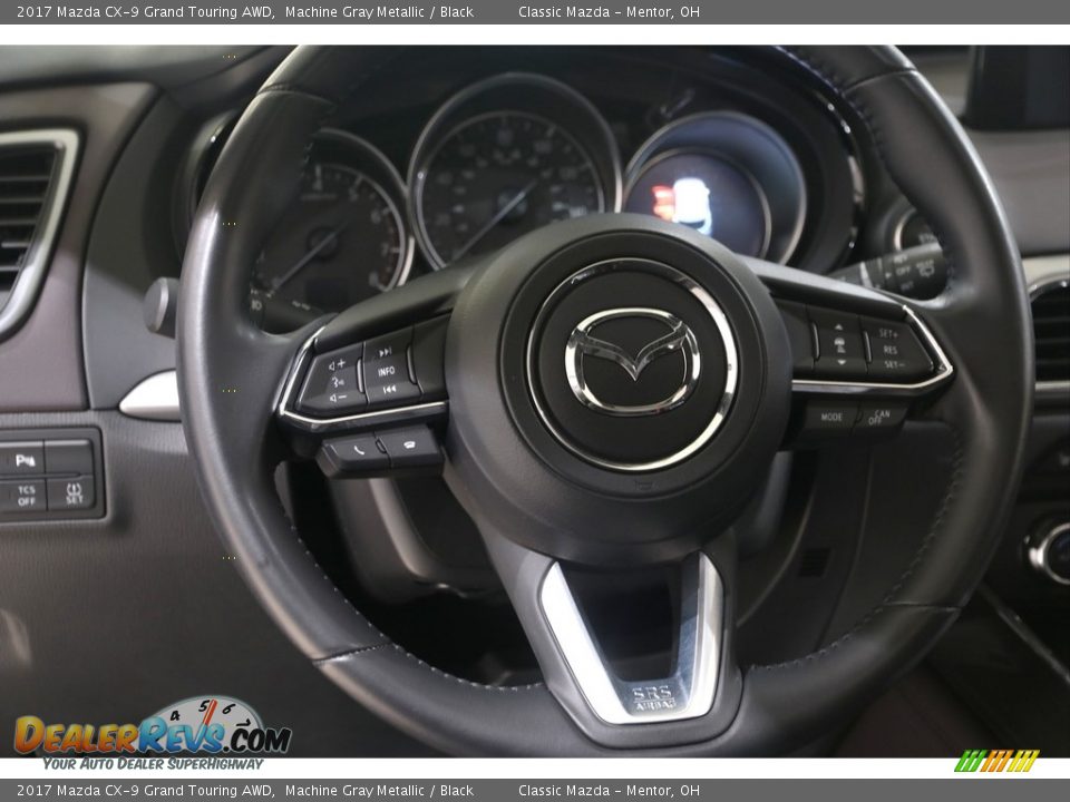 2017 Mazda CX-9 Grand Touring AWD Machine Gray Metallic / Black Photo #6