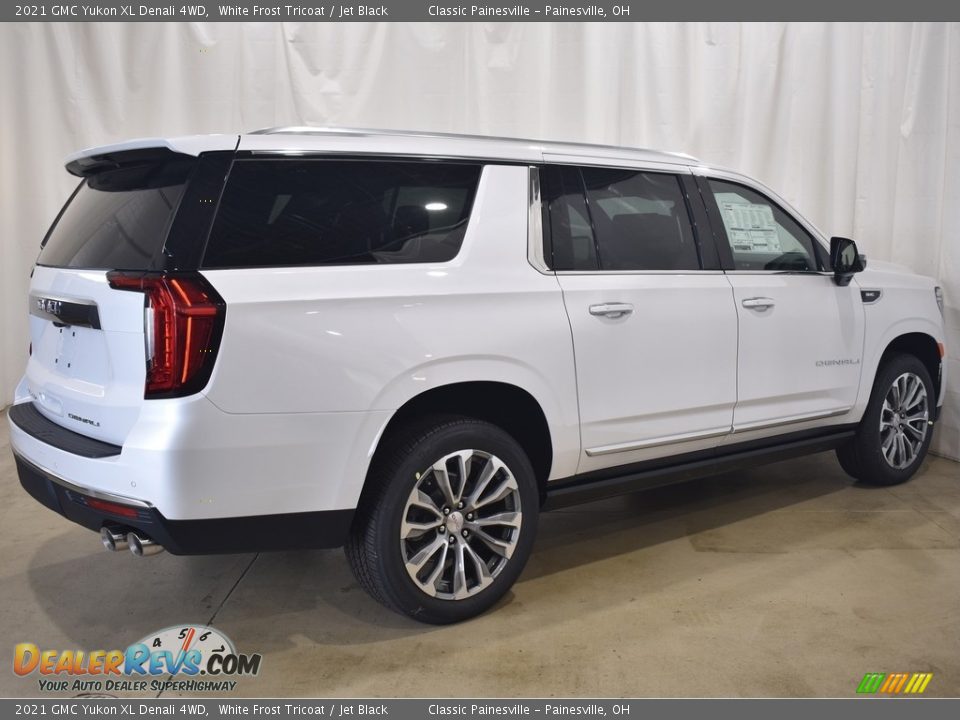 2021 GMC Yukon XL Denali 4WD White Frost Tricoat / Jet Black Photo #2
