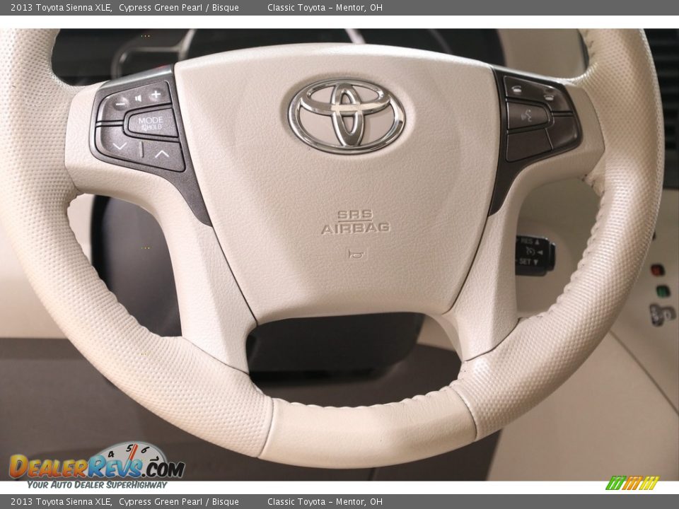 2013 Toyota Sienna XLE Cypress Green Pearl / Bisque Photo #7