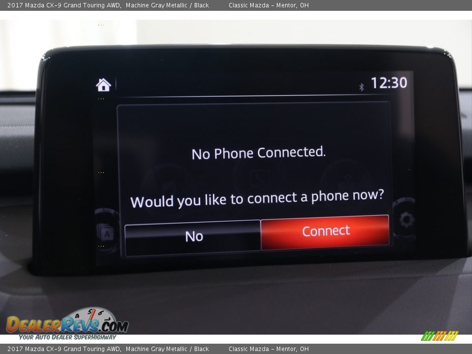 2017 Mazda CX-9 Grand Touring AWD Machine Gray Metallic / Black Photo #10