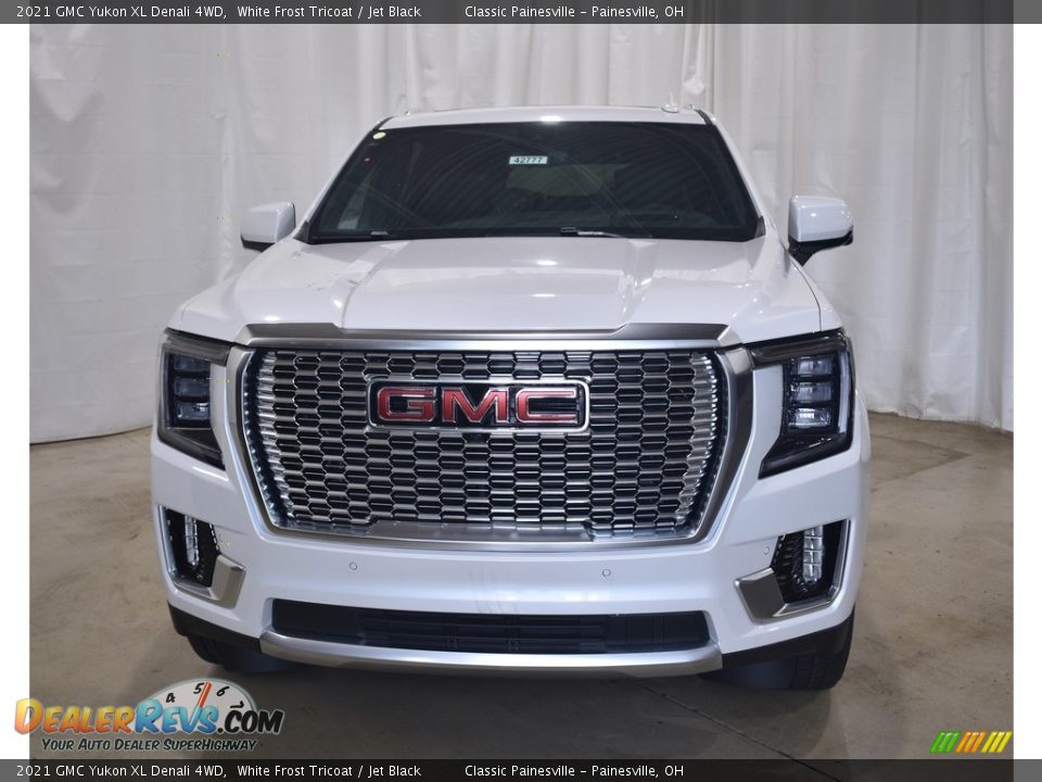 2021 GMC Yukon XL Denali 4WD White Frost Tricoat / Jet Black Photo #4