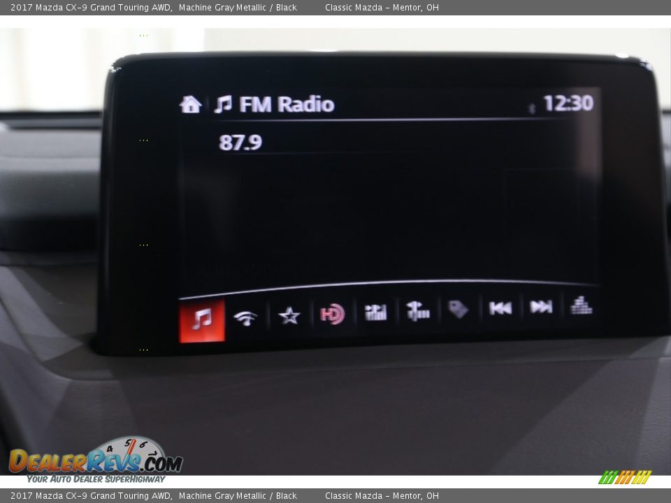 2017 Mazda CX-9 Grand Touring AWD Machine Gray Metallic / Black Photo #11