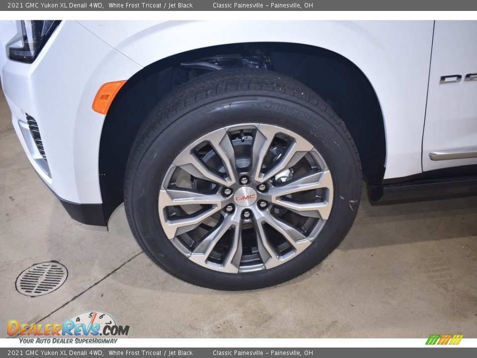 2021 GMC Yukon XL Denali 4WD White Frost Tricoat / Jet Black Photo #5