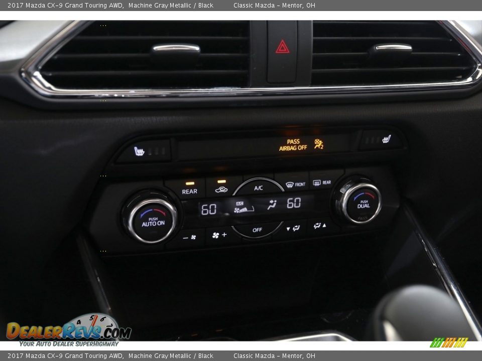 2017 Mazda CX-9 Grand Touring AWD Machine Gray Metallic / Black Photo #13