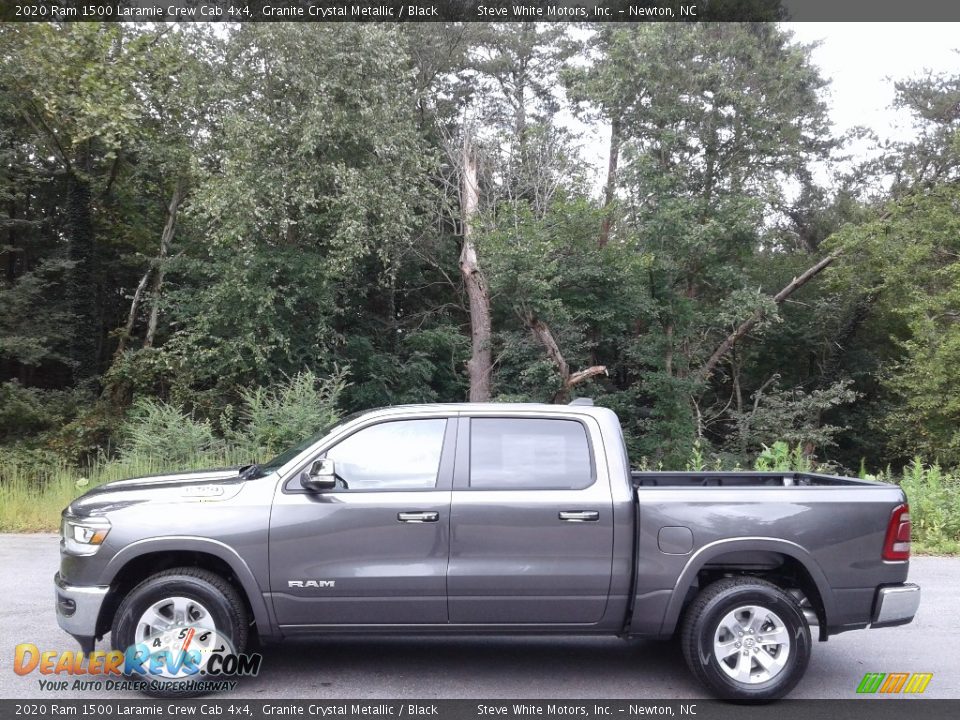2020 Ram 1500 Laramie Crew Cab 4x4 Granite Crystal Metallic / Black Photo #1