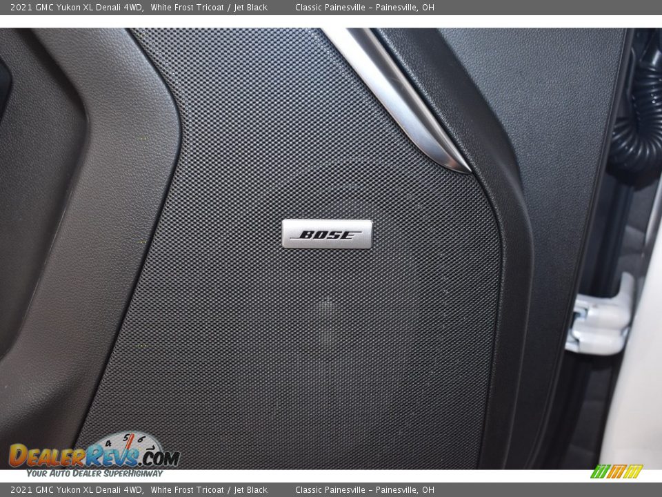 2021 GMC Yukon XL Denali 4WD White Frost Tricoat / Jet Black Photo #10