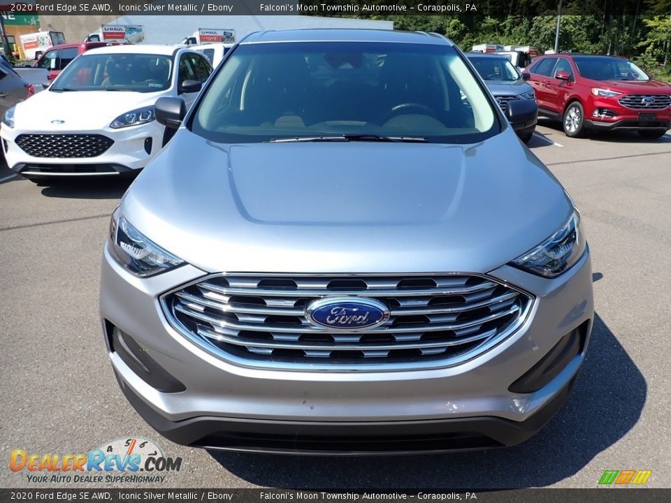 2020 Ford Edge SE AWD Iconic Silver Metallic / Ebony Photo #4