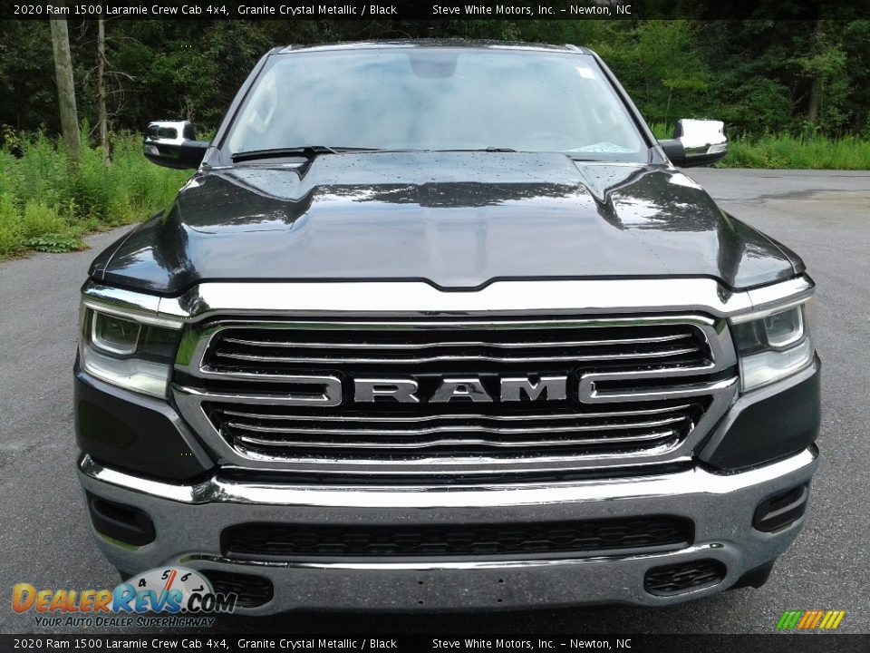 2020 Ram 1500 Laramie Crew Cab 4x4 Granite Crystal Metallic / Black Photo #3