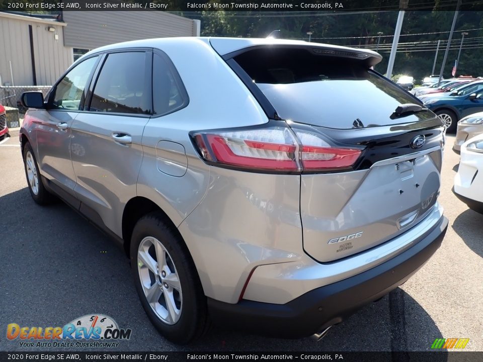 2020 Ford Edge SE AWD Iconic Silver Metallic / Ebony Photo #6