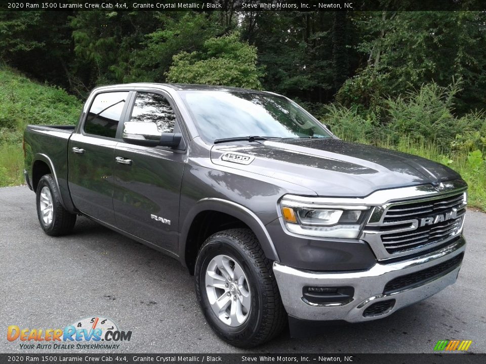 2020 Ram 1500 Laramie Crew Cab 4x4 Granite Crystal Metallic / Black Photo #4