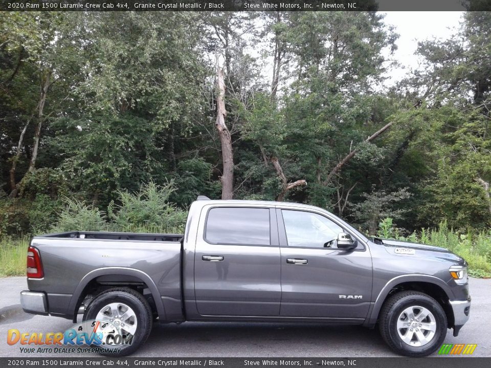 2020 Ram 1500 Laramie Crew Cab 4x4 Granite Crystal Metallic / Black Photo #5