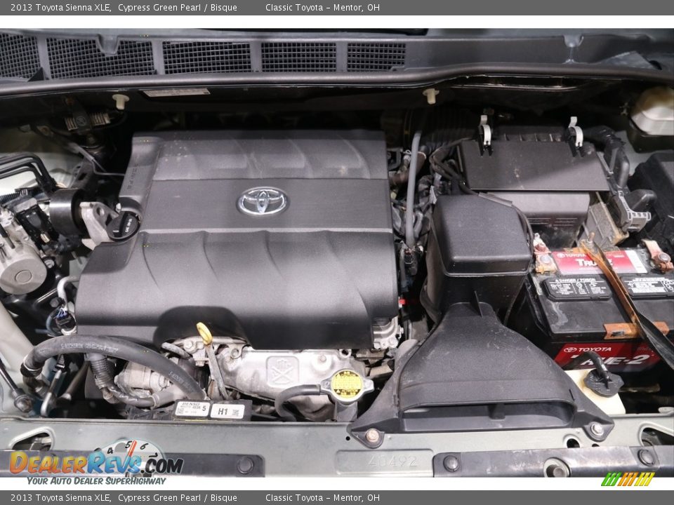 2013 Toyota Sienna XLE Cypress Green Pearl / Bisque Photo #20