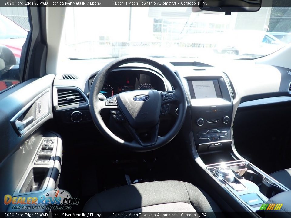 2020 Ford Edge SE AWD Iconic Silver Metallic / Ebony Photo #9