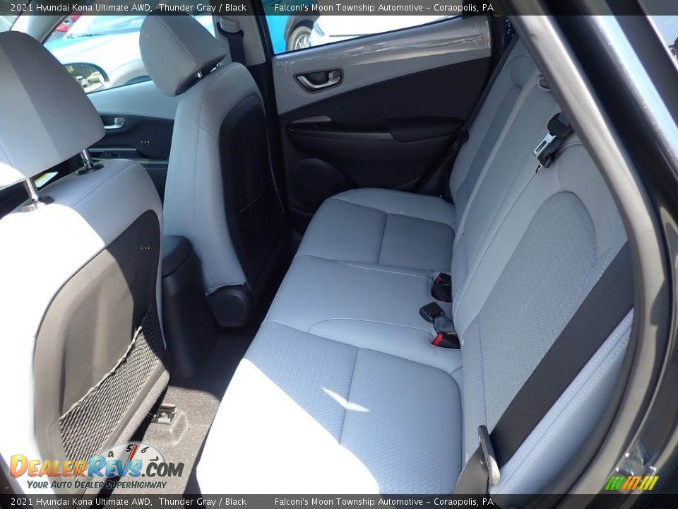 2021 Hyundai Kona Ultimate AWD Thunder Gray / Black Photo #8