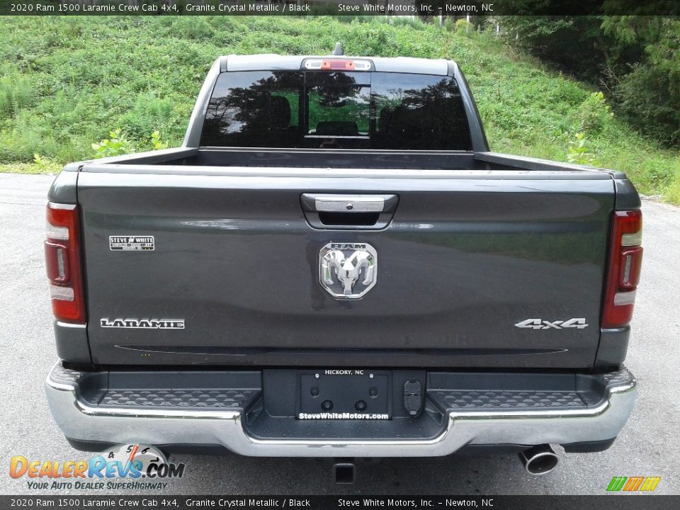 2020 Ram 1500 Laramie Crew Cab 4x4 Granite Crystal Metallic / Black Photo #7