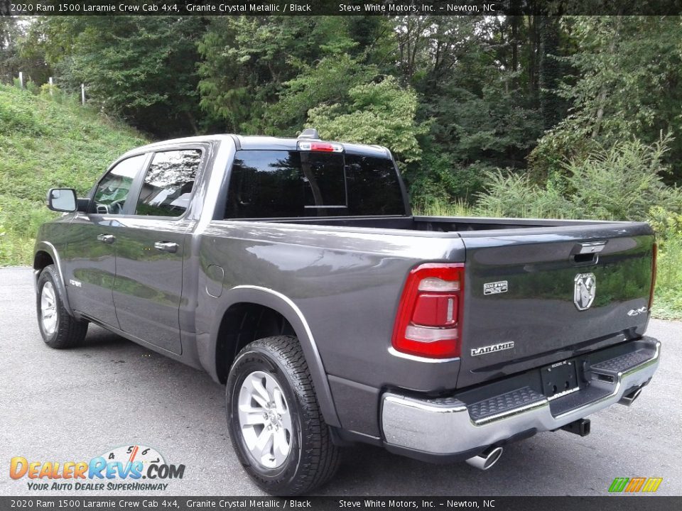 2020 Ram 1500 Laramie Crew Cab 4x4 Granite Crystal Metallic / Black Photo #9