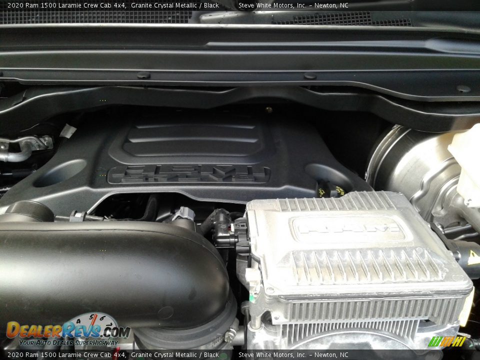2020 Ram 1500 Laramie Crew Cab 4x4 Granite Crystal Metallic / Black Photo #10