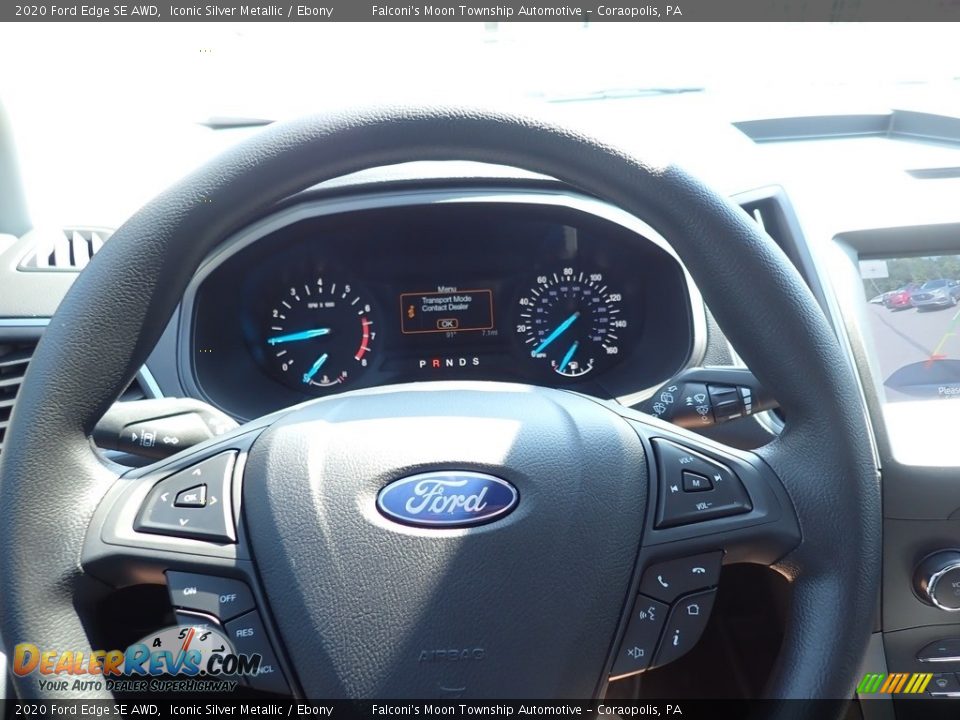 2020 Ford Edge SE AWD Iconic Silver Metallic / Ebony Photo #15
