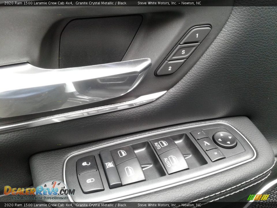 2020 Ram 1500 Laramie Crew Cab 4x4 Granite Crystal Metallic / Black Photo #12