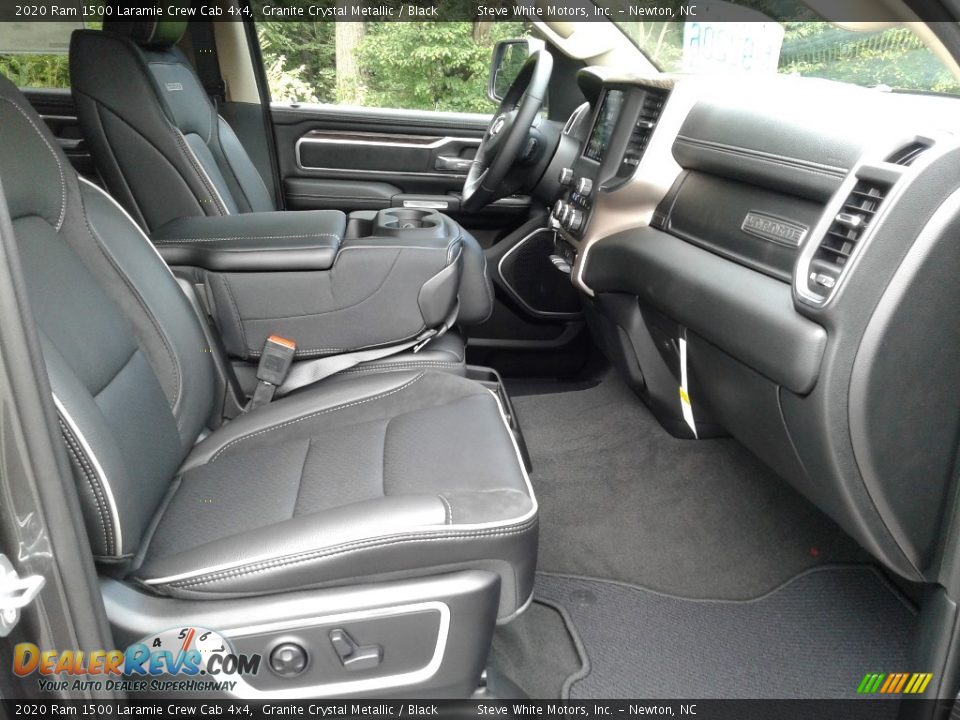 2020 Ram 1500 Laramie Crew Cab 4x4 Granite Crystal Metallic / Black Photo #16