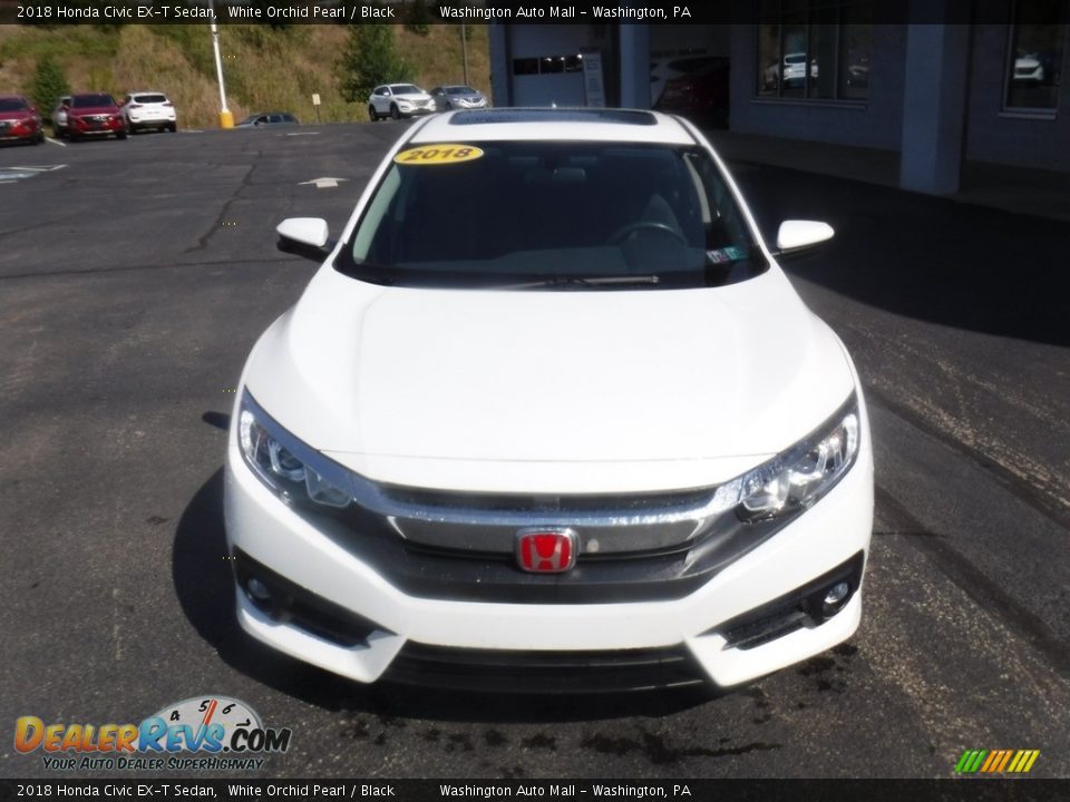 2018 Honda Civic EX-T Sedan White Orchid Pearl / Black Photo #5