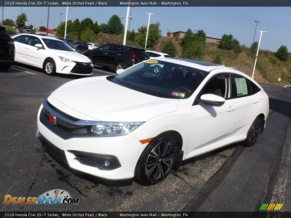 2018 Honda Civic EX-T Sedan White Orchid Pearl / Black Photo #6