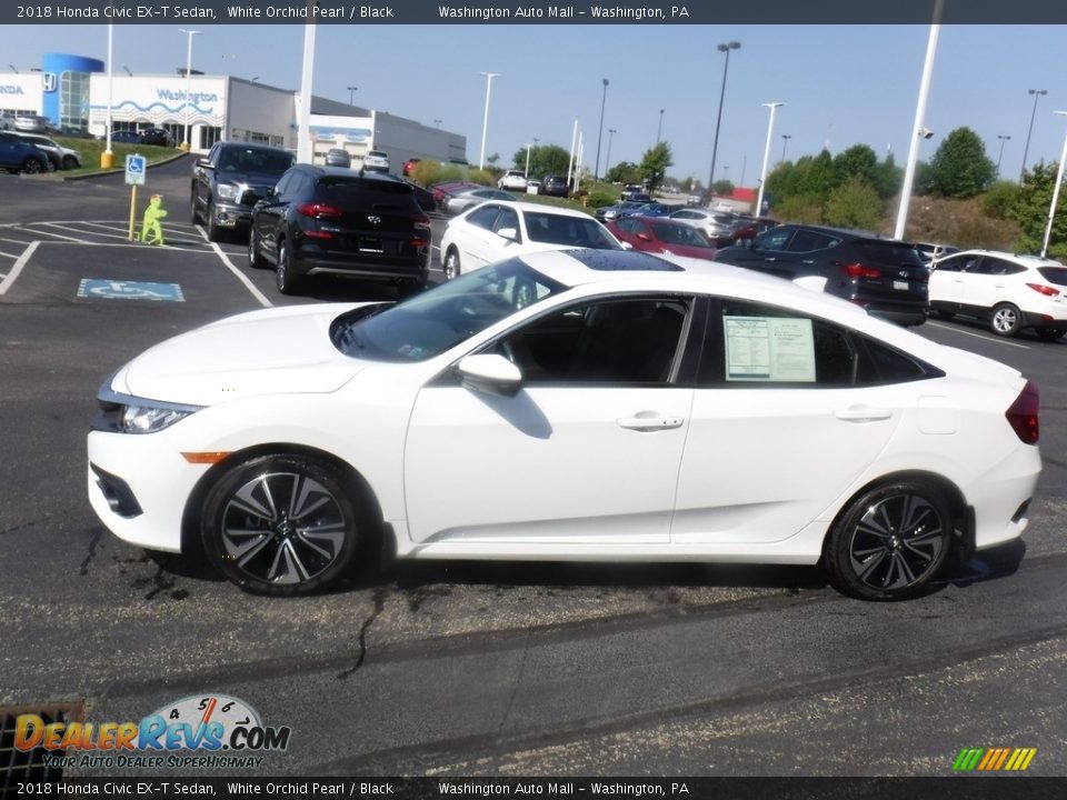 2018 Honda Civic EX-T Sedan White Orchid Pearl / Black Photo #7