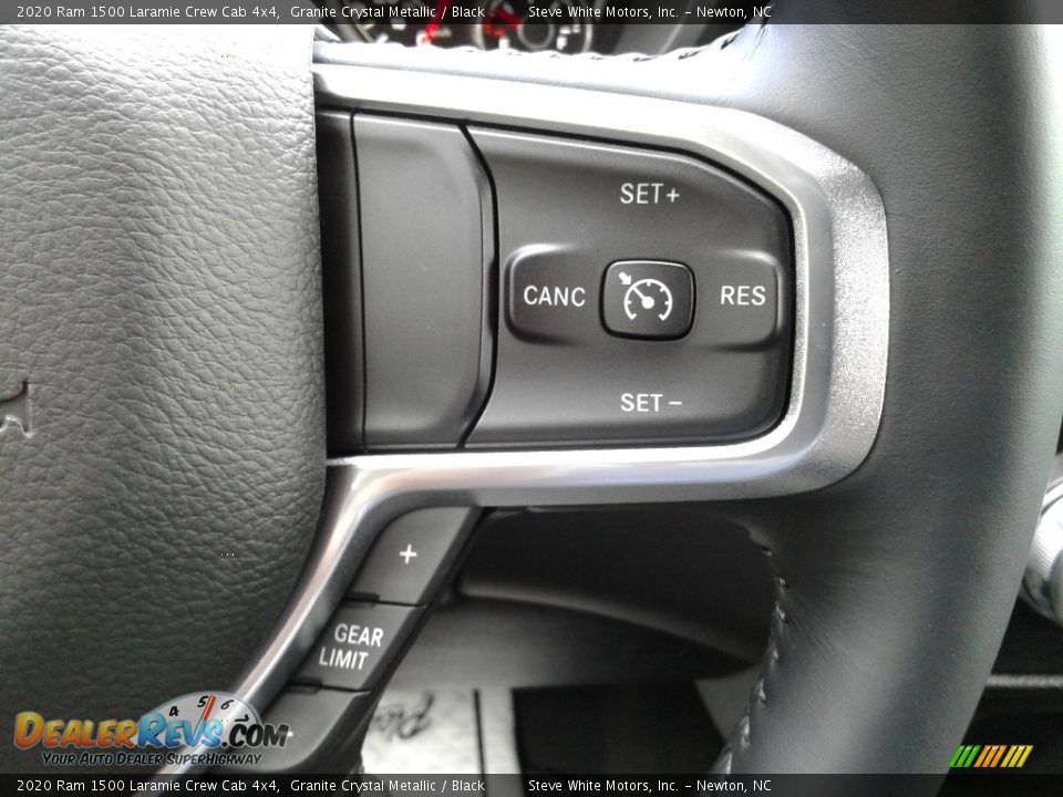 2020 Ram 1500 Laramie Crew Cab 4x4 Granite Crystal Metallic / Black Photo #19