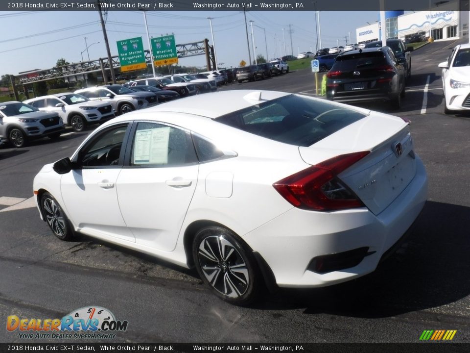 2018 Honda Civic EX-T Sedan White Orchid Pearl / Black Photo #8