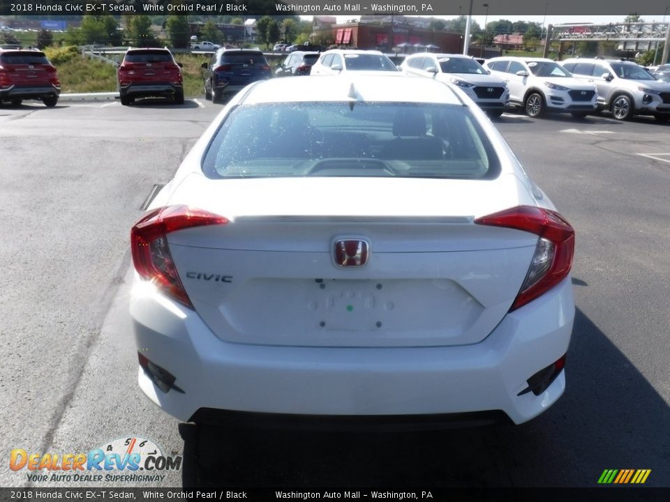 2018 Honda Civic EX-T Sedan White Orchid Pearl / Black Photo #9